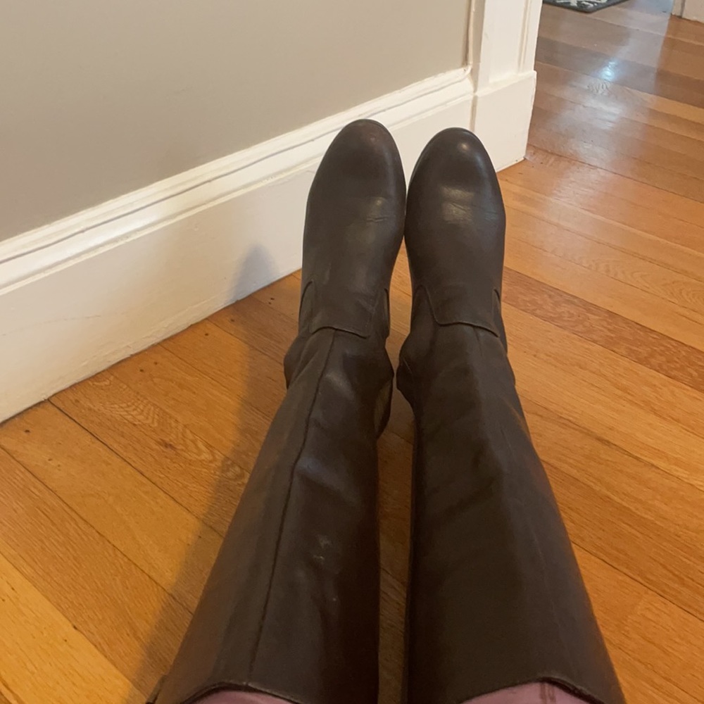Adriel Knee High Boots Chocolate